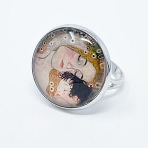 Mother and Child Wearable Art Ring
